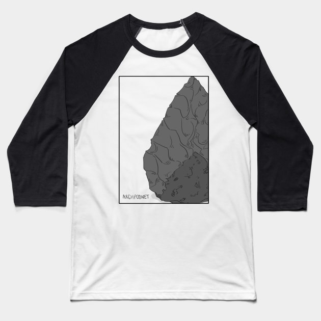 APN Hand Axe Baseball T-Shirt by Archaeology Podcast Network